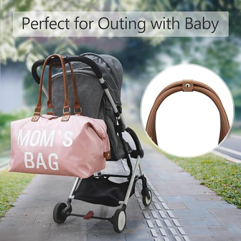 Torba dla mamy Mommy Bag różowa