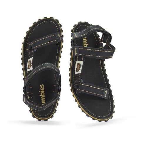 Sandały Gumbies Tracker Sandals Unisex Black M GU-SATRA001