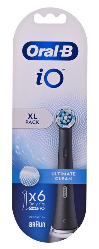 Braun Końcówki Oral-B iO Ultimate Clean czarny 6szt