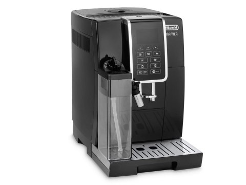 Ekspres ciśnieniowy automatyczny DeLonghi Dinamica ECAM 350.55.B (1450W; kolor czarny) (WYPRZEDAŻ)