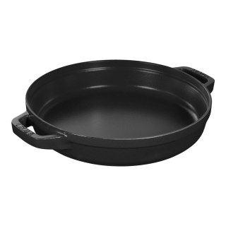 Zestaw 3 naczyń żeliwnych z pokrywką STAUB 40508-386-0 - czarny 24 cm (WYPRZEDAŻ)