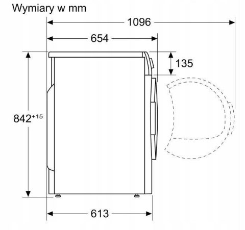 Suszarka do bielizny BOSCH WQG245APPL