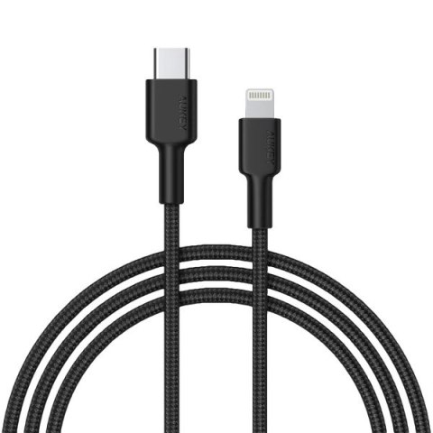 AUKEY CB-CL02 NYLONOWY KABEL USB C-LIGHTNING 1.2M