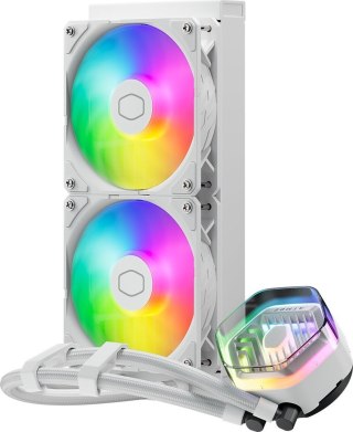 COOLER MASTER CHŁODZENIE WODNE MasterLiquid 240 Atmos ARGB White