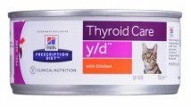 Hill's Prescription Diet Thyroid Care Feline y/d - karma dla kota z chorą tarczycą - puszka 156 g