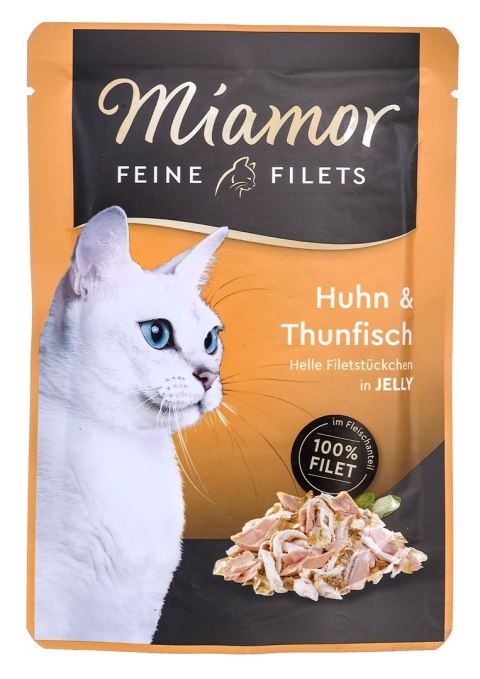 MIAMOR Feine Filets kurczak z tuńczykiem - saszetka 100g