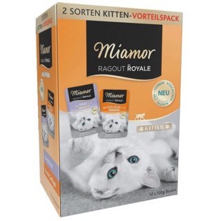 MIAMOR Ragout Royale Kitten mix w galaretce 12x100g