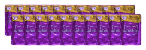 WHISKAS Klasyczne posiłki w sosie - mokra karma dla kota - 80x85 g