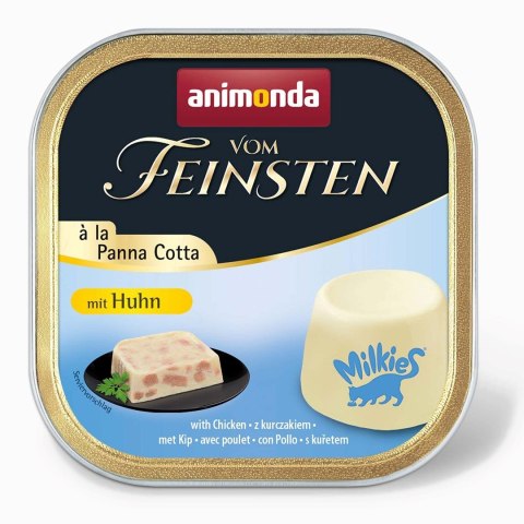 ANIMONDA Vom Feinsten a la Panna Cotta kurczak karma mokra dla kotów 100g