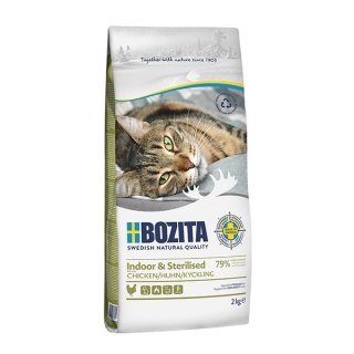 BOZITA Indoor & Sterilised Chicken - sucha karma dla kotów wysterylizowanych - 2kg